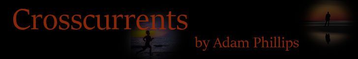Crosscurrents by Adam Phillips author feature ad