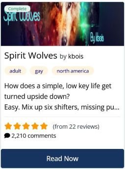 Spirit Wolves by kbois - Read Now