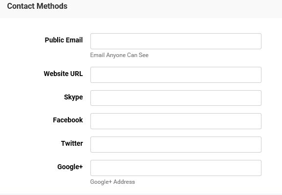 Contact Methods