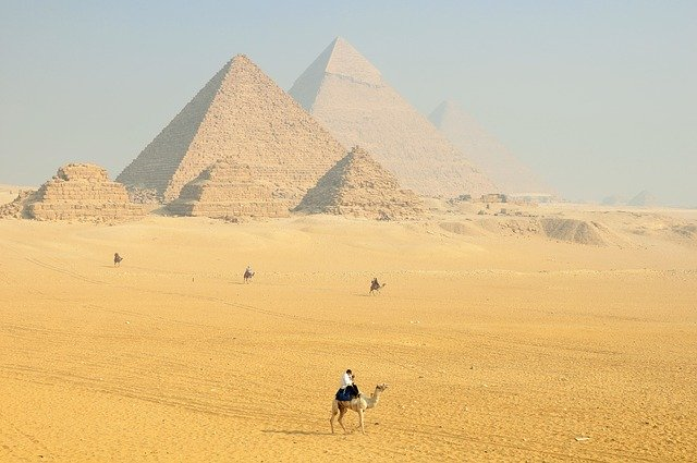 pyramids in Egypt