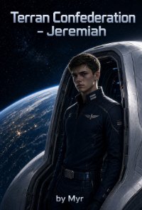 Terran Confederation - Jeremiah by Myr cover showing young man in space